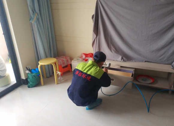 廣西崇左福苑小區多套住宅除甲醛施工案例